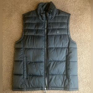 Izod Charcoal Puffer Vest for Men